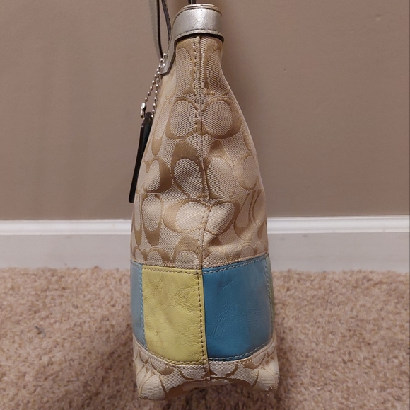 ❤️SALE! COACH Signature Stripe Muti Stripe Tote Bag - Picture 3 of 16